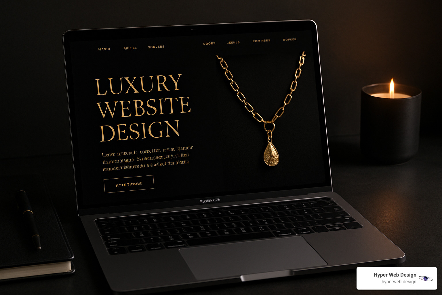high-fashion e-commerce product page - luxury website design