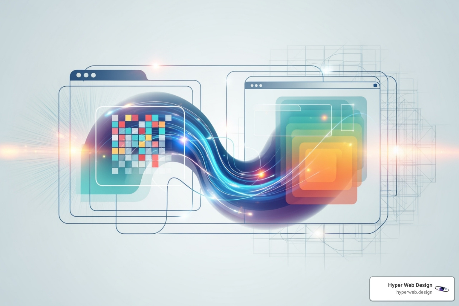 a website's responsive design on desktop, tablet, and mobile screens - visual web design