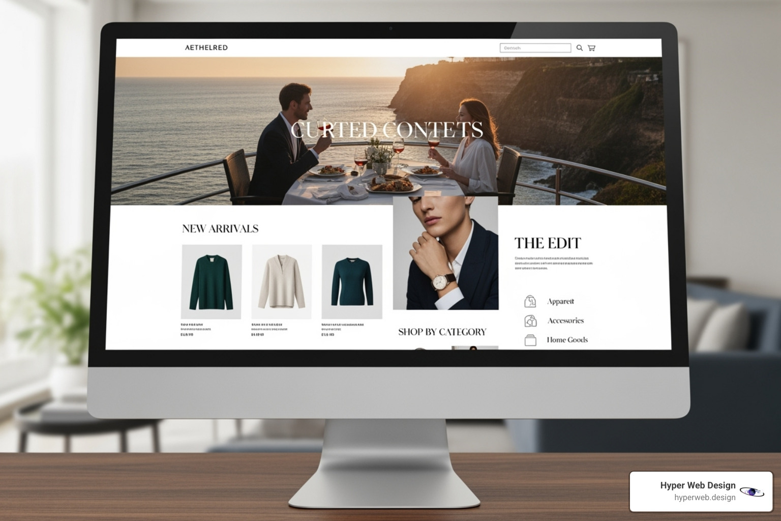 Editorial-style homepage - high end ecommerce sites Editorial-style homepage - high end ecommerce sites