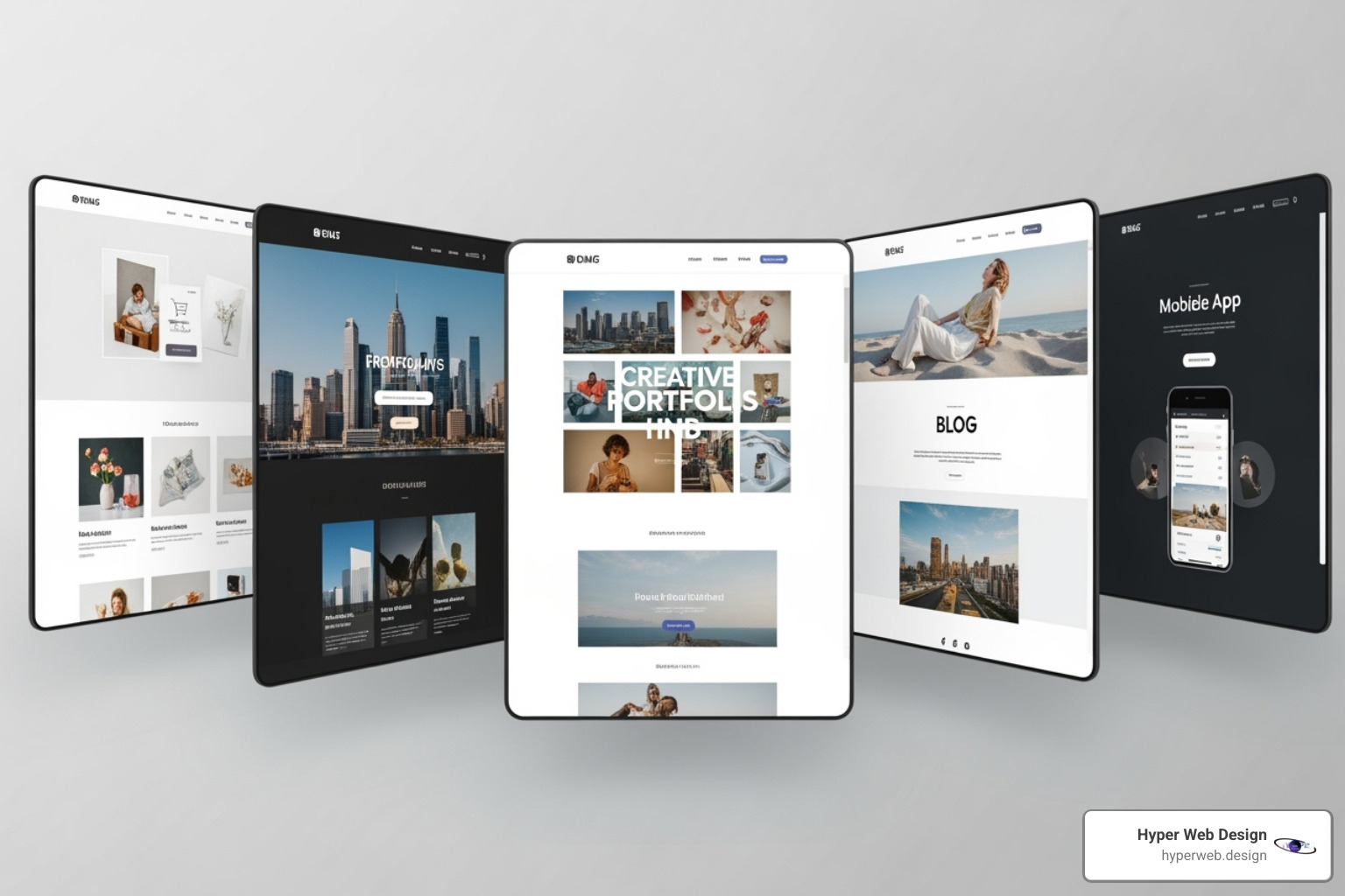 diverse portfolio - web designer houston