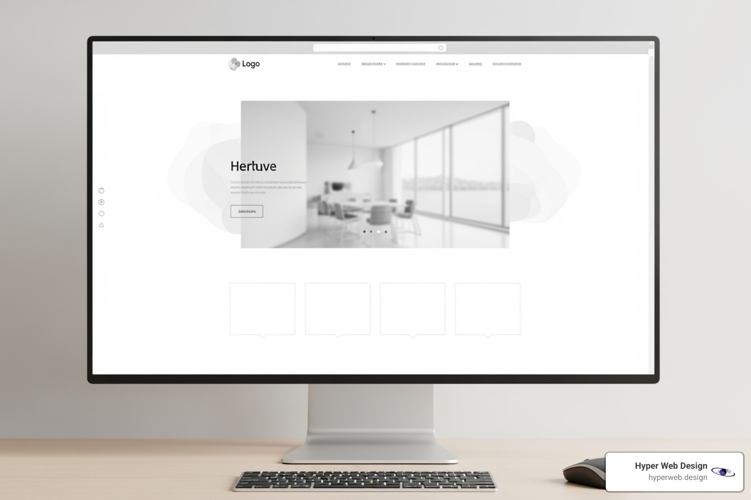 Minimalist, high-end corporate website homepage - website design for corporate Minimalist, high-end corporate website homepage - website design for corporate