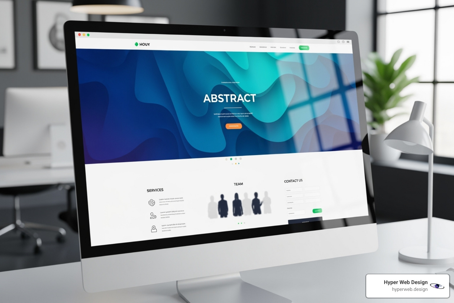 Website with microinteractions and animations - website design for corporate Website with microinteractions and animations - website design for corporate