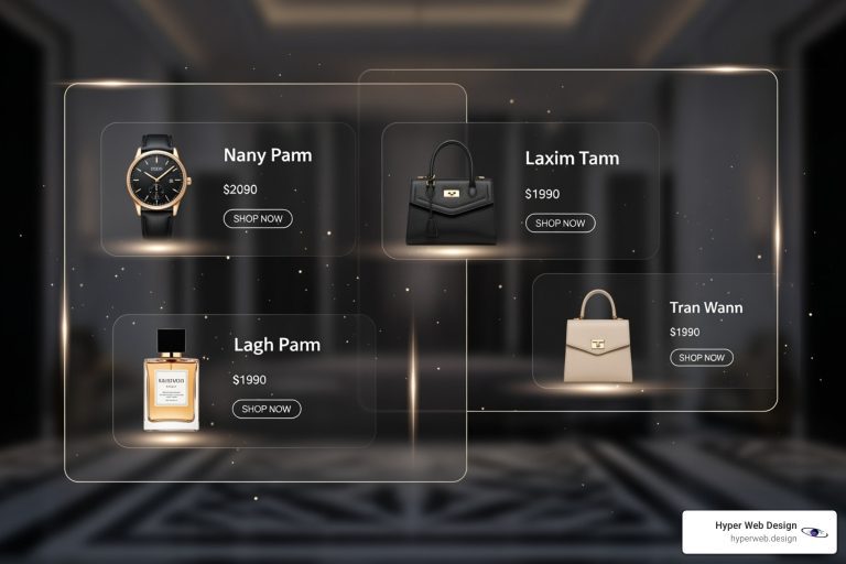 luxury brand online presence