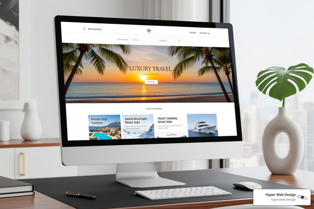 Your Digital Destination: Designing a High-End Travel Website 1 luxury travel website design