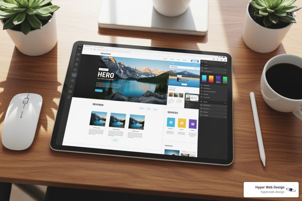 visual web design software
