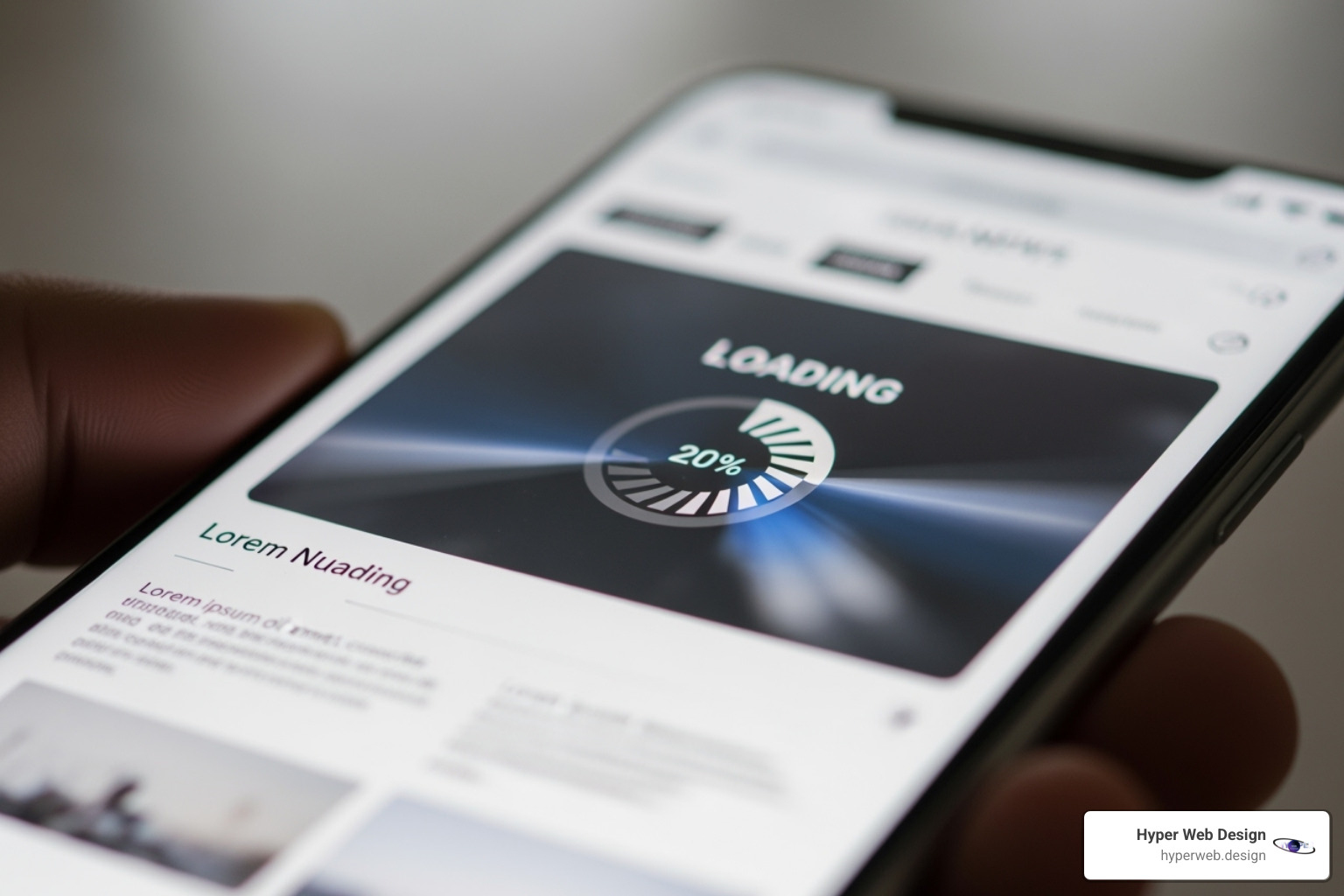 a website loading quickly on a mobile phone - search engine friendly web design a website loading quickly on a mobile phone - search engine friendly web design