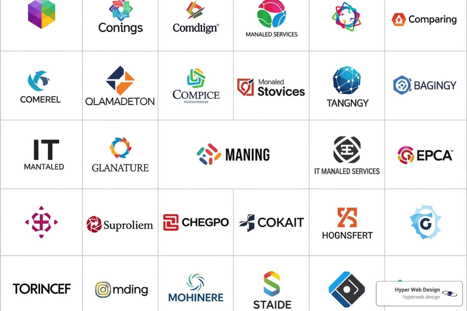 collage of the logos of top-rated MSPs - top it managed services companies