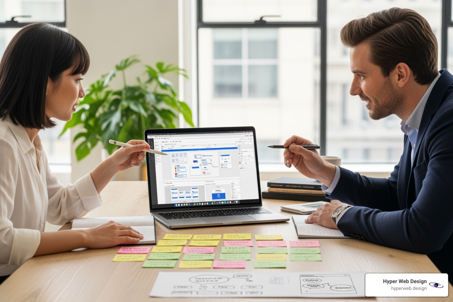 Image of a collaborative design process using tools like Figma - elite web design agency