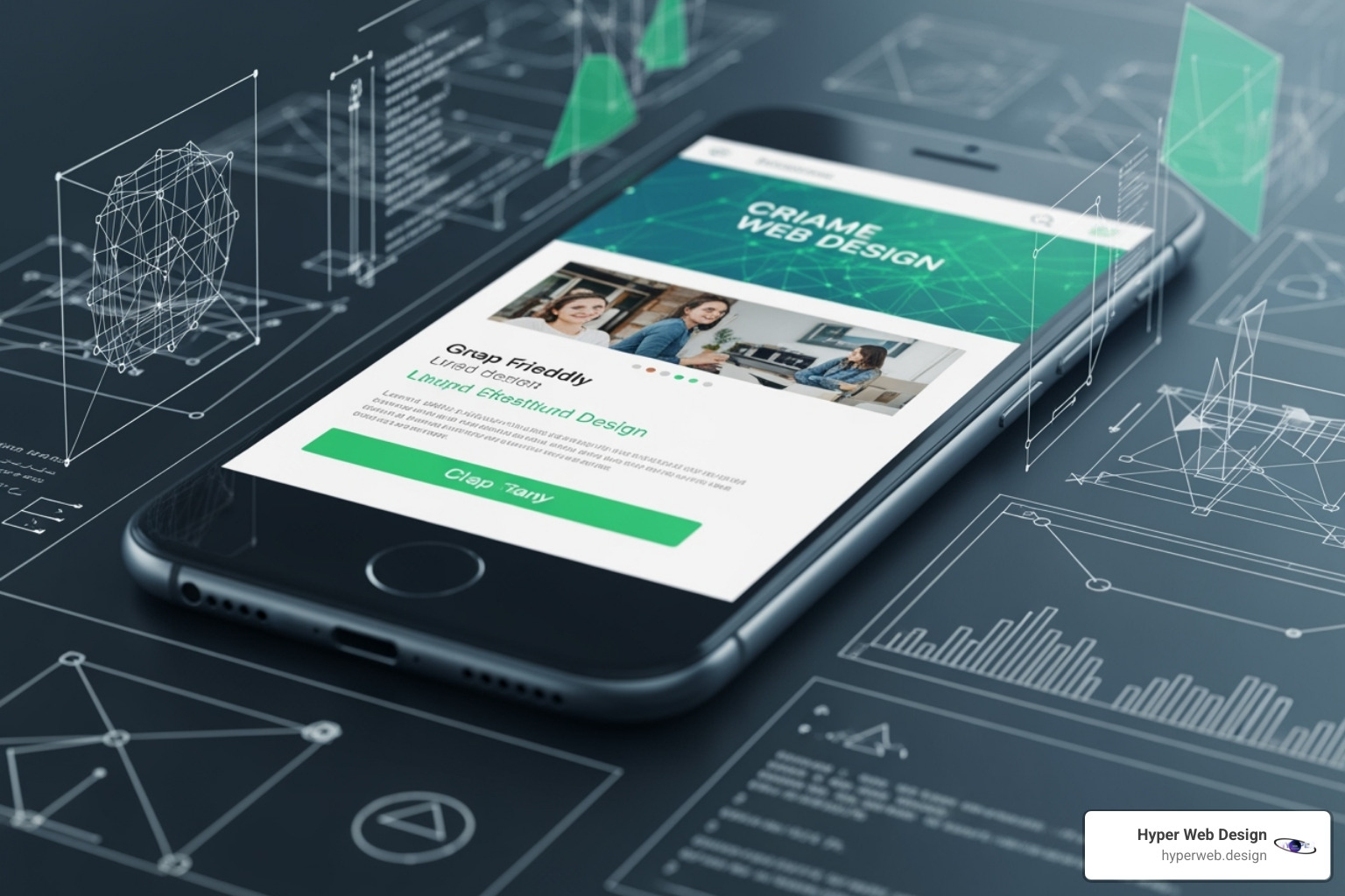 Responsive layout adapting from desktop to mobile - mobile friendly web design