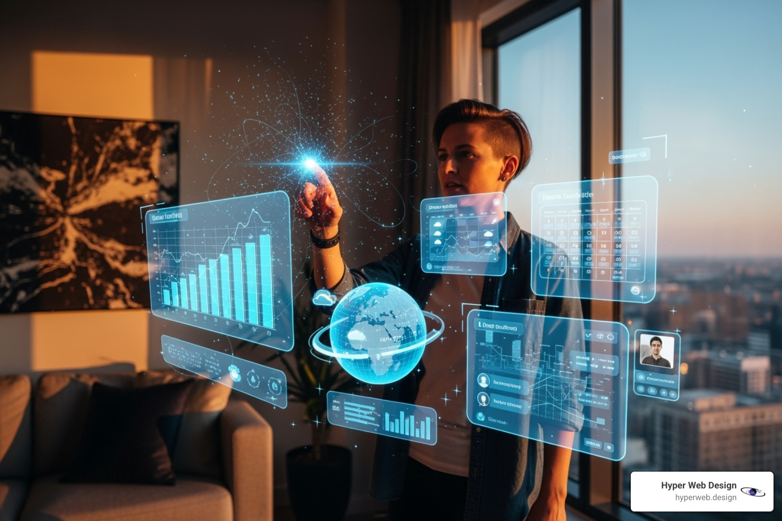 futuristic user interface with augmented reality elements - design and produce interactive multimedia products and services futuristic user interface with augmented reality elements - design and produce interactive multimedia products and services