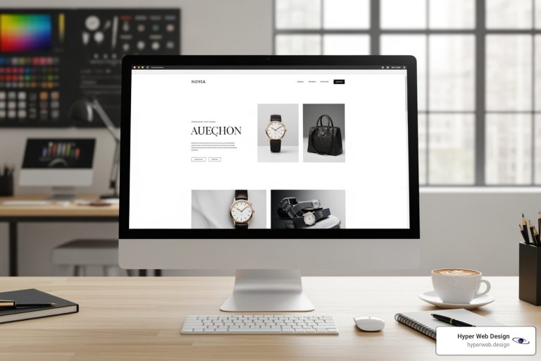 luxury brand website design services