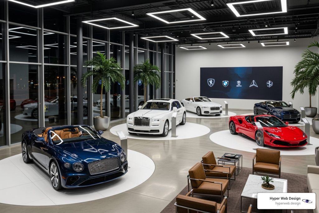 luxury car dealership websites