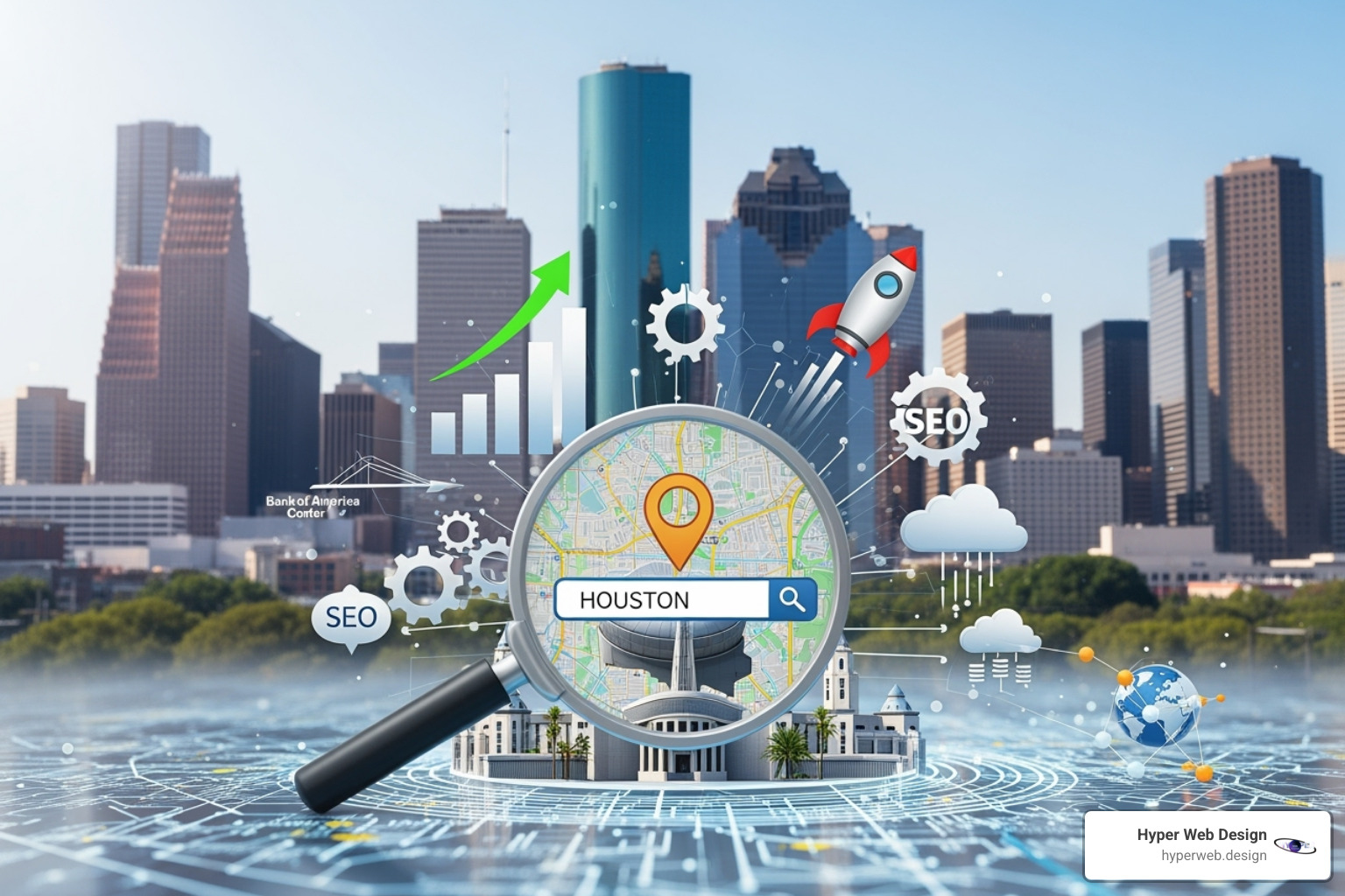 Sample analytics dashboard showing positive growth in traffic and conversions - search engine optimization houston tx Sample analytics dashboard showing positive growth in traffic and conversions - search engine optimization houston tx