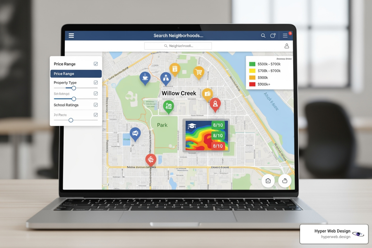 website's hyperlocal neighborhood guide with market data - custom real estate websites website's hyperlocal neighborhood guide with market data - custom real estate websites