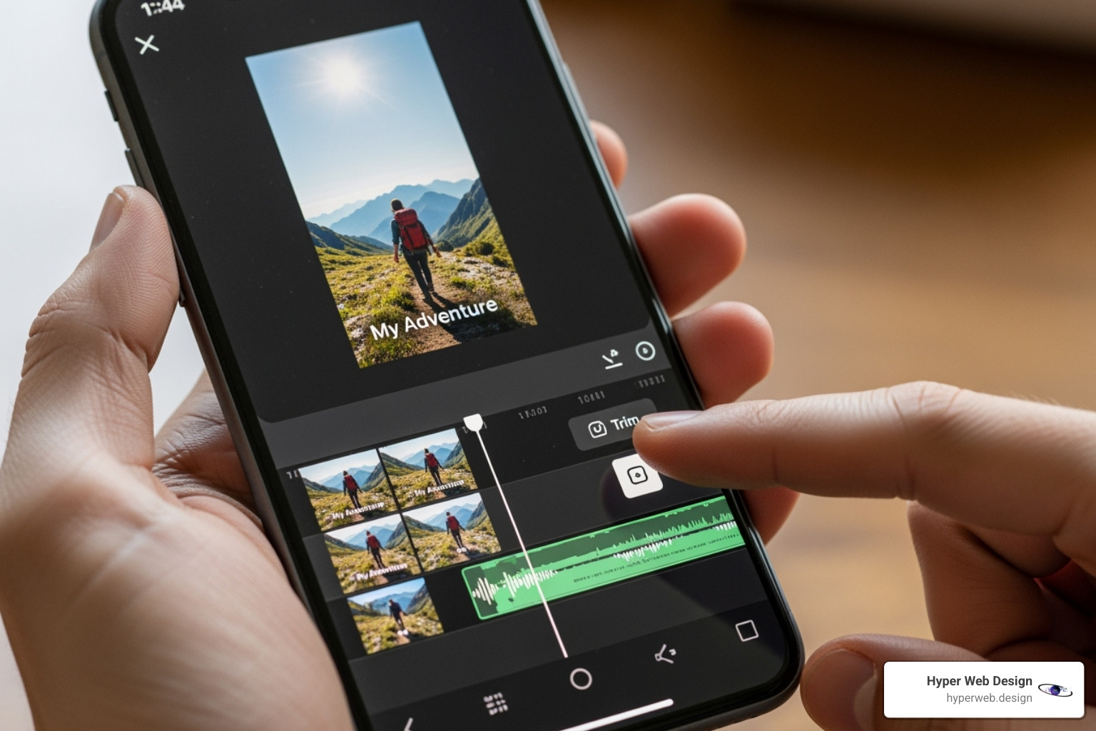vertical video being edited on a phone screen - commercial video production vertical video being edited on a phone screen - commercial video production