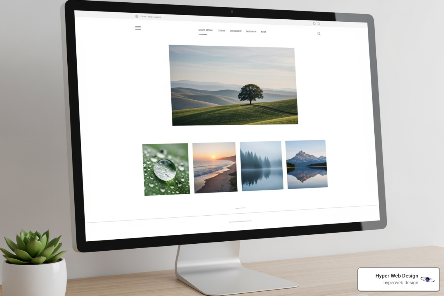 an neat and minimalist website homepage - high end website design an neat and minimalist website homepage - high end website design