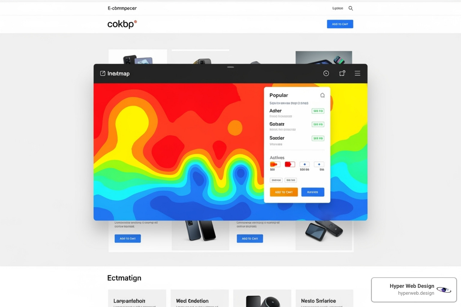 heatmap analysis showing user clicks - landing page optimisation heatmap analysis showing user clicks - landing page optimisation