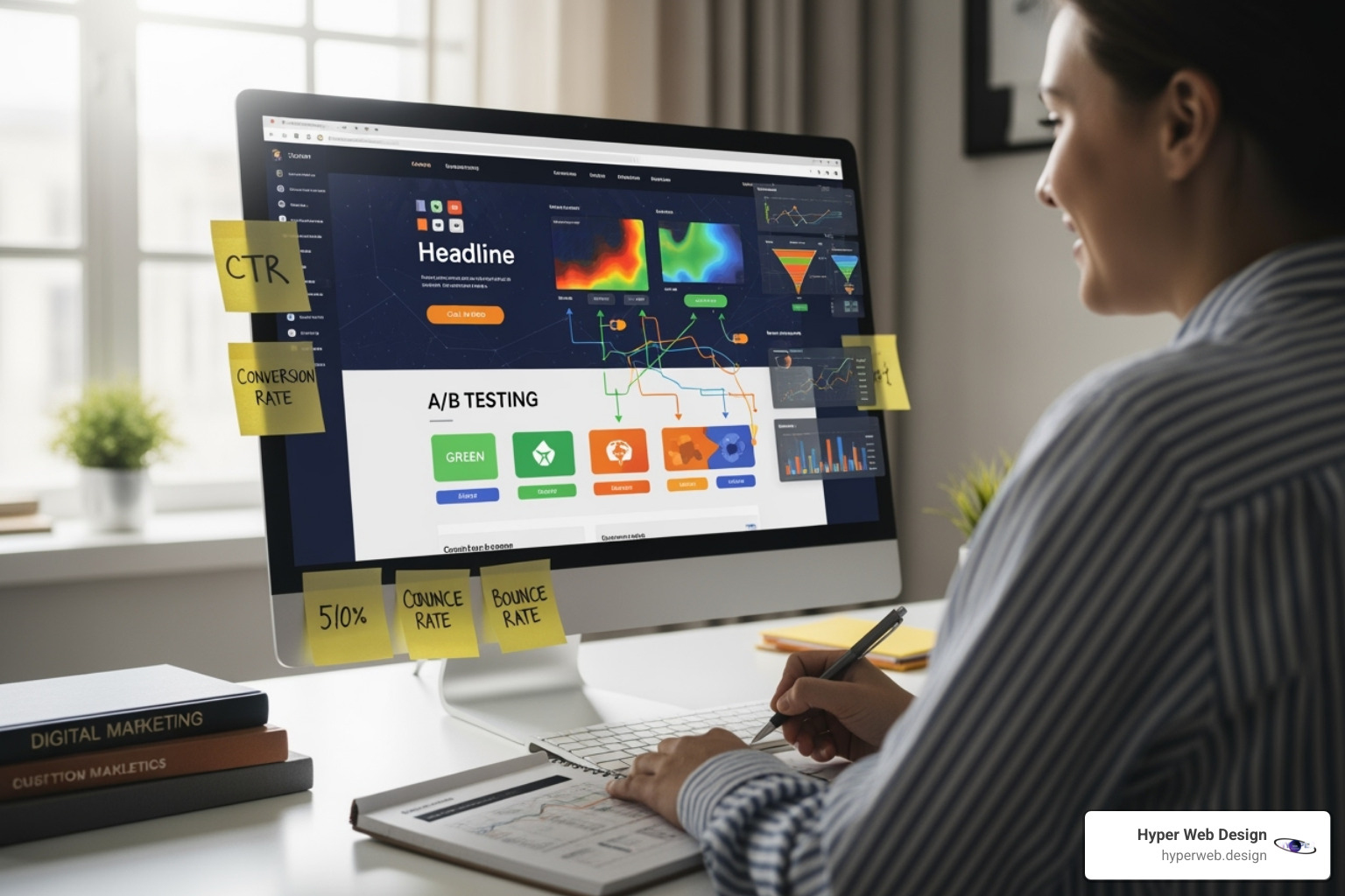 cluttered vs. clean minimalist landing page design - landing page optimisation cluttered vs. clean minimalist landing page design - landing page optimisation